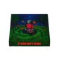 Artistic depiction of a person in a red coat standing in a pond with flowers and text 'If I Could Make It Go Quiet'.